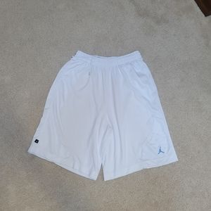White Jordan Shorts- Like new!